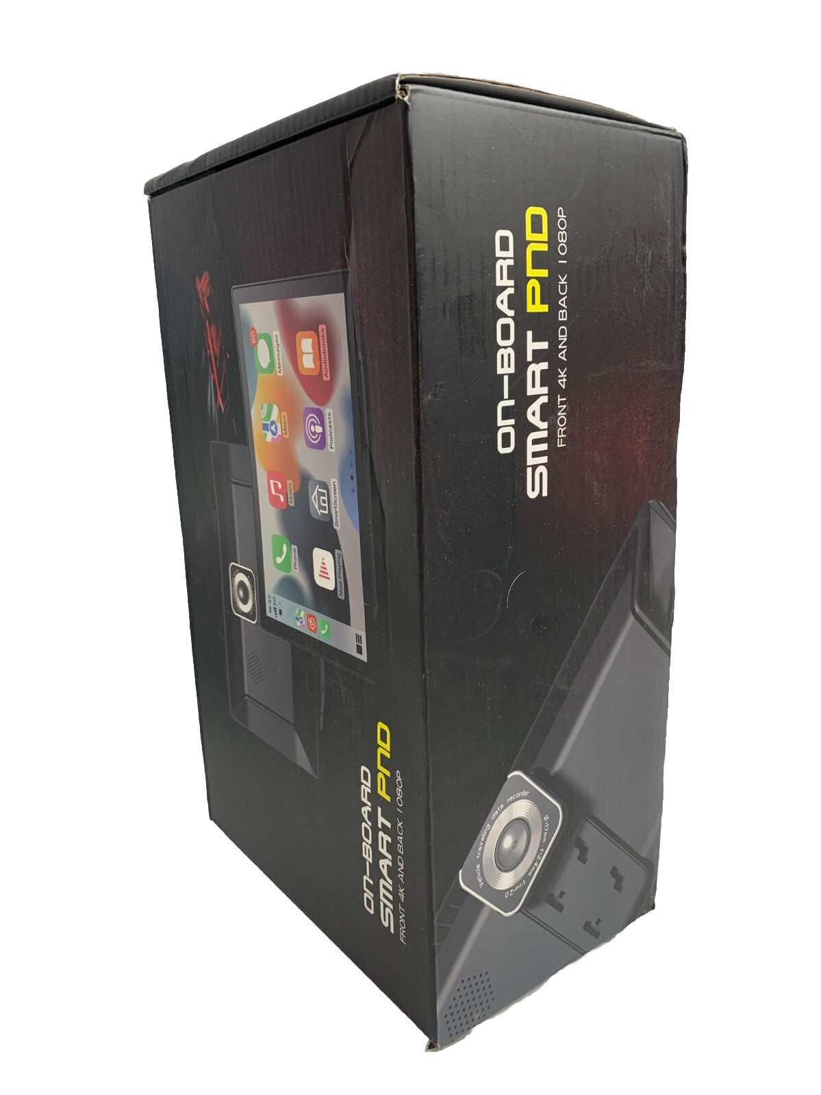 Wireless Carplay Screen for Car - 9'' Portable Car Stereo with 4K Dash Cam Loc#4