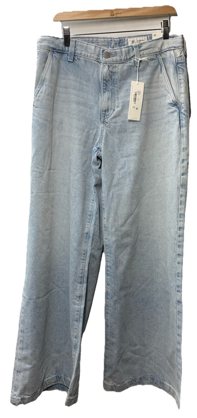 AG Adriano Goldschmied Women's Mercer High Rise Cuffed Barrel Jean Size 30 Pants