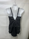 Bali Black Lace Smooth Firm Control Bodysuit Size 36C DF8L10-XBK Body Shapewear