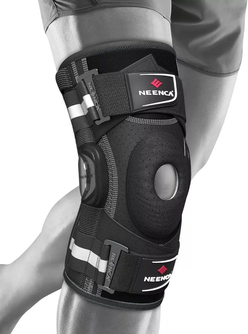 NEENCA Professional Knee Brace Relief Pain Hinged Knee Support XXX-Large Black
