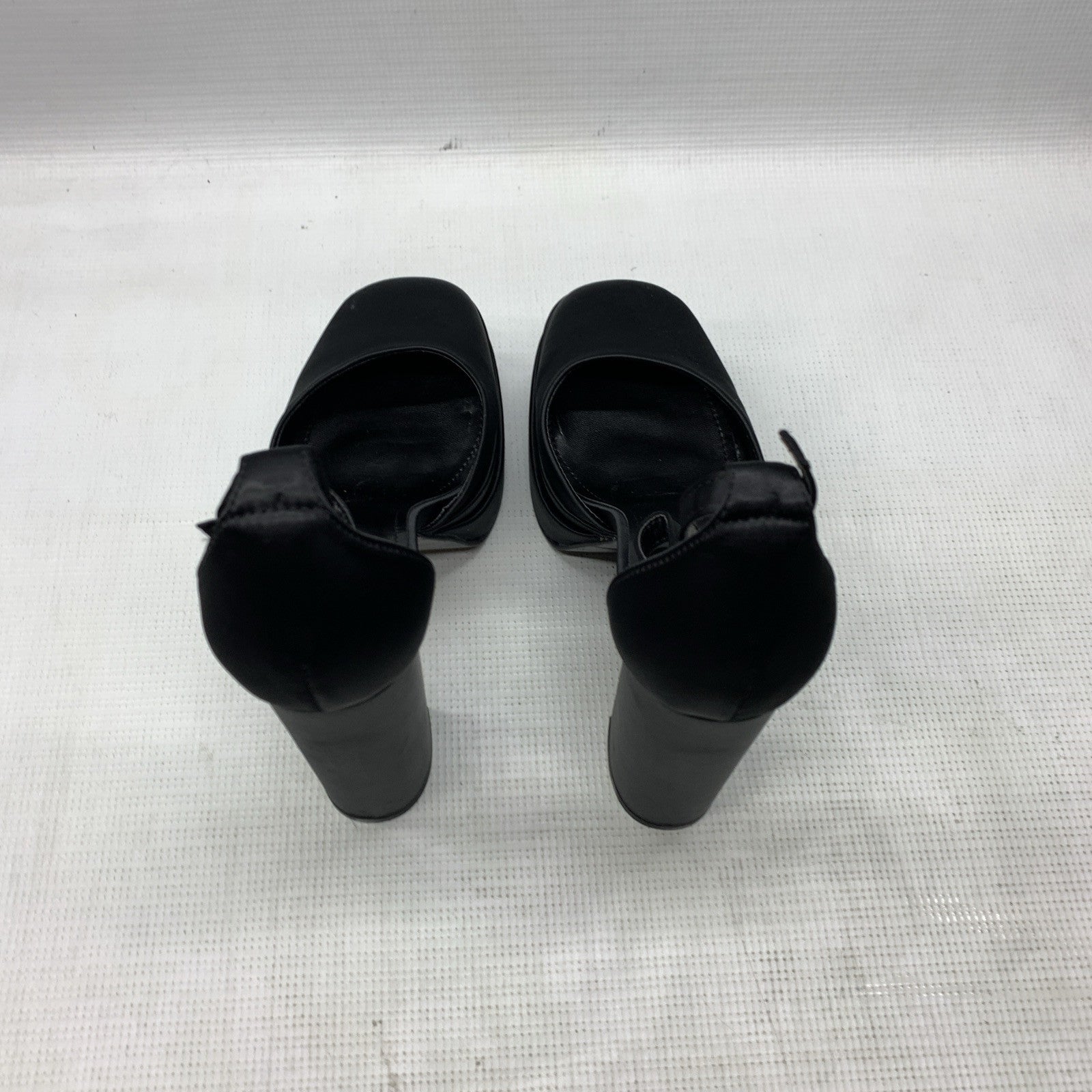 Vivianly Womens Platform Ankle Strap Sandals Chunky Block High Heels Black Sz 8