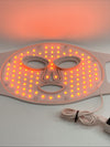LED Face Mask Light Therapy, 4 Modes Portable Red Light Therapy for Face,2000MAH