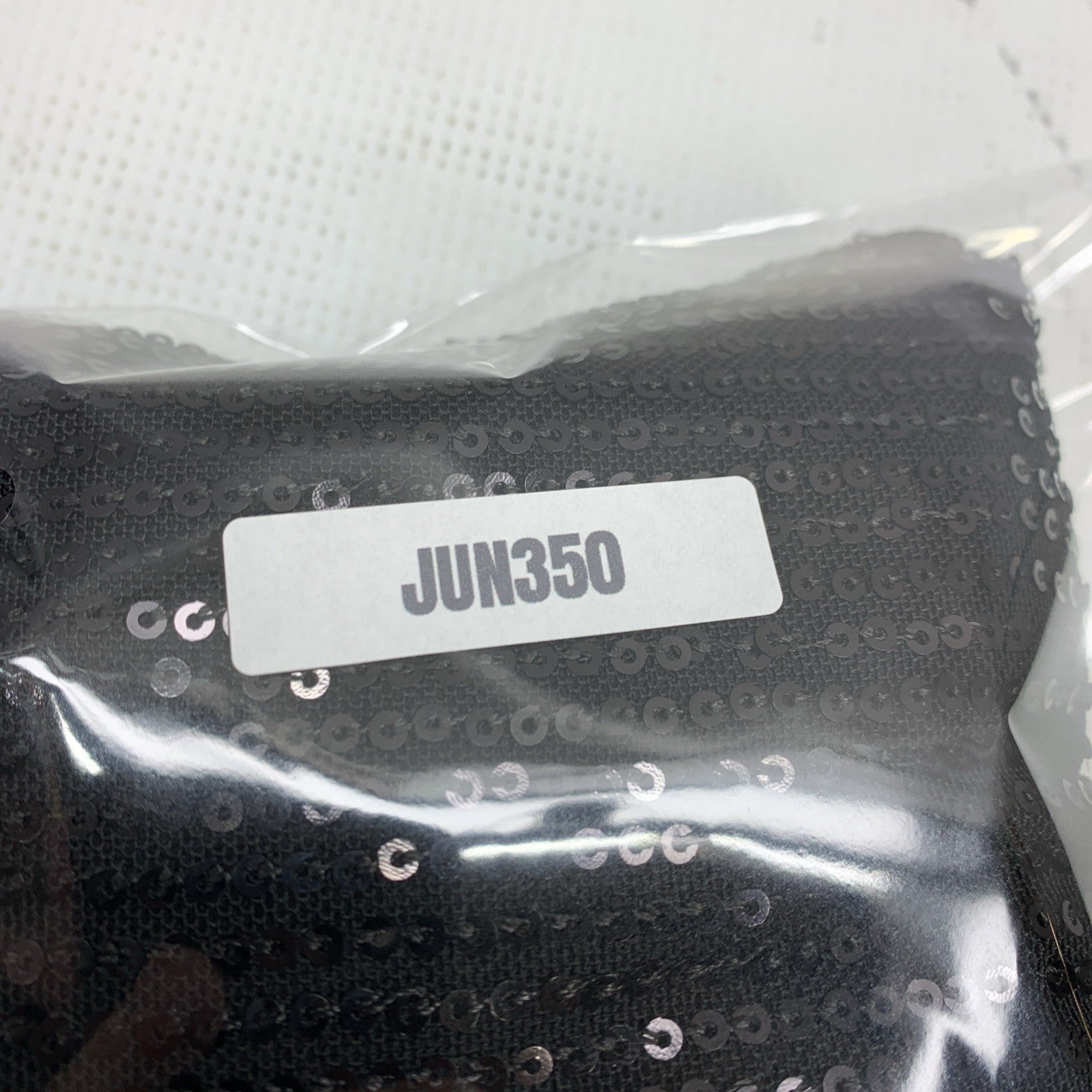 GRACE KARIN Women's Sparkly Sleeveless Sequin Cardigan Size 14 Black V-Neck