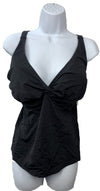 Sunsets Black Womens Forever Underwire Tankini Swim Top 77EFGH Size 36E/34F/32G