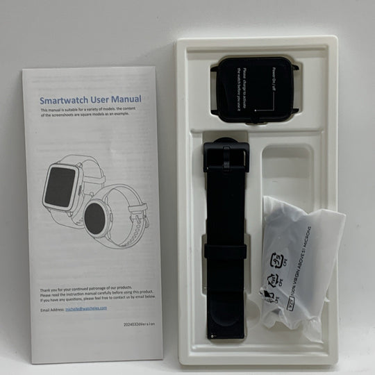 Smart Watch for Men Women (Answer/Make Calls) Fitness Trackers Smartwatch Black