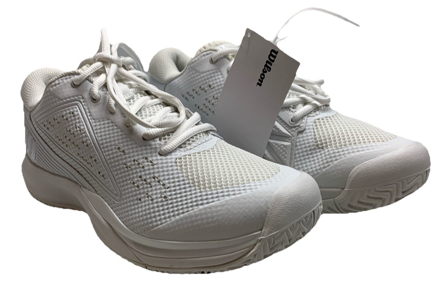 Wilson Rush Pro Ace W Tennis Shoes All White Women's Size 9.5 Lace-up Sneaker