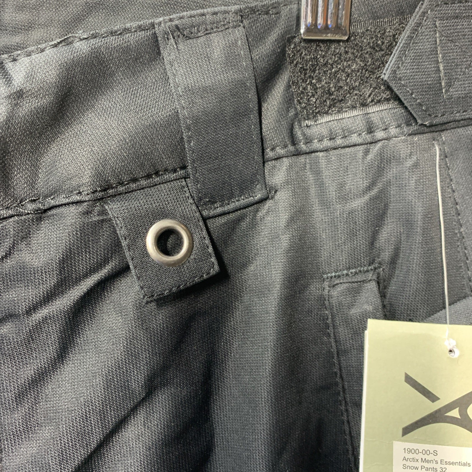 Arctix Mens Snow Pants 29-30Wx32L Small 1900-00-S Black 2-zip Front Pockets