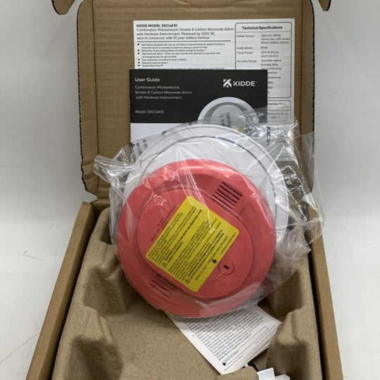 Kidde 30CUA10 21032853 Detect Smoke & Carbon Monoxide Alarm Detector Hardwired