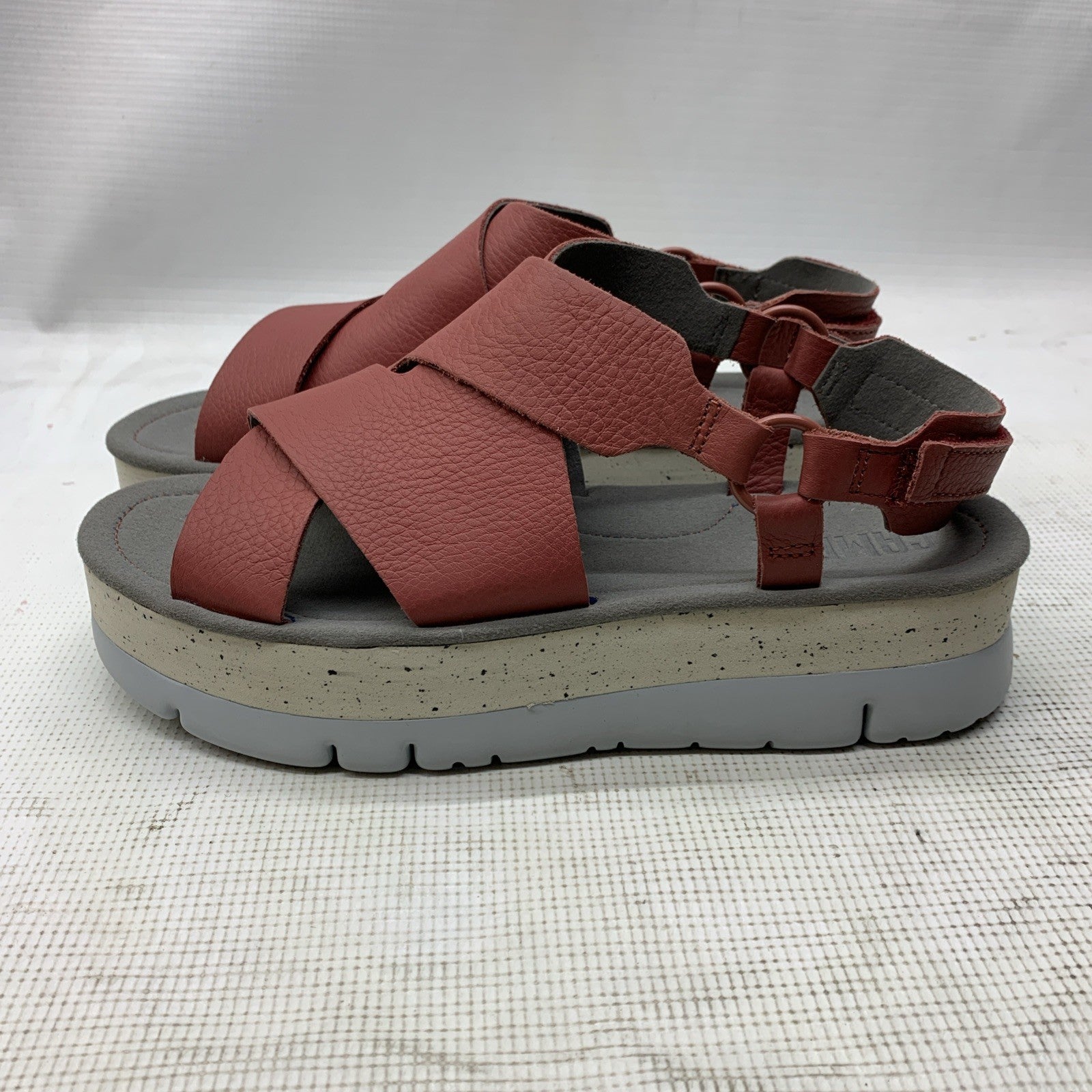 Limited Stock CAMPER Oruga Up Red/ Gray Sandal K201399-007 Men's 9 Women's 11