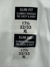 Tommy Hilfiger Men's Dress Shirt Slim Fit Non Iron Solid - Size XL Long Sleeve
