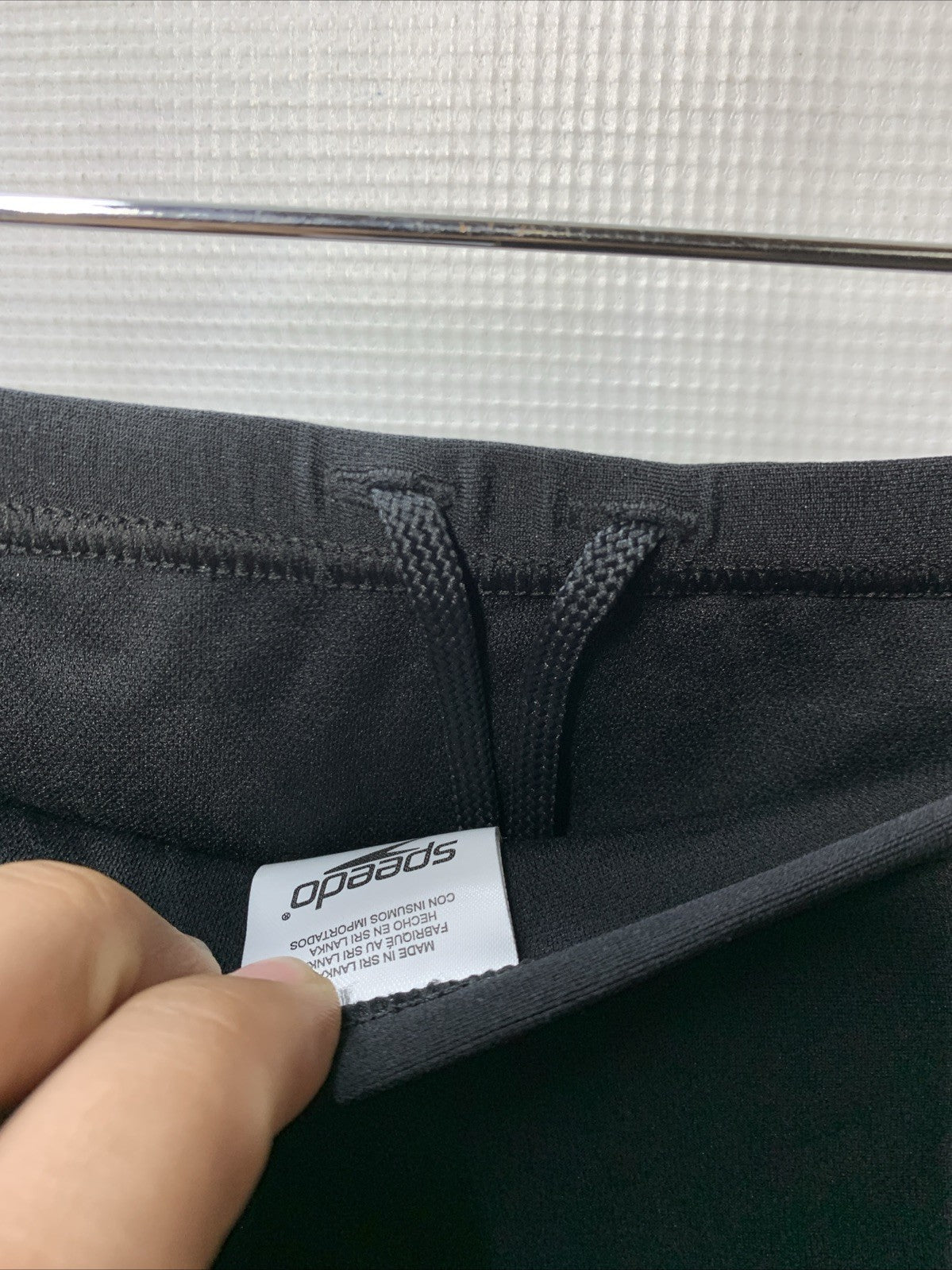 Speedo Eco Endurance Pride Graphic Brief Black Men 34 Underwear Drawstring Waist