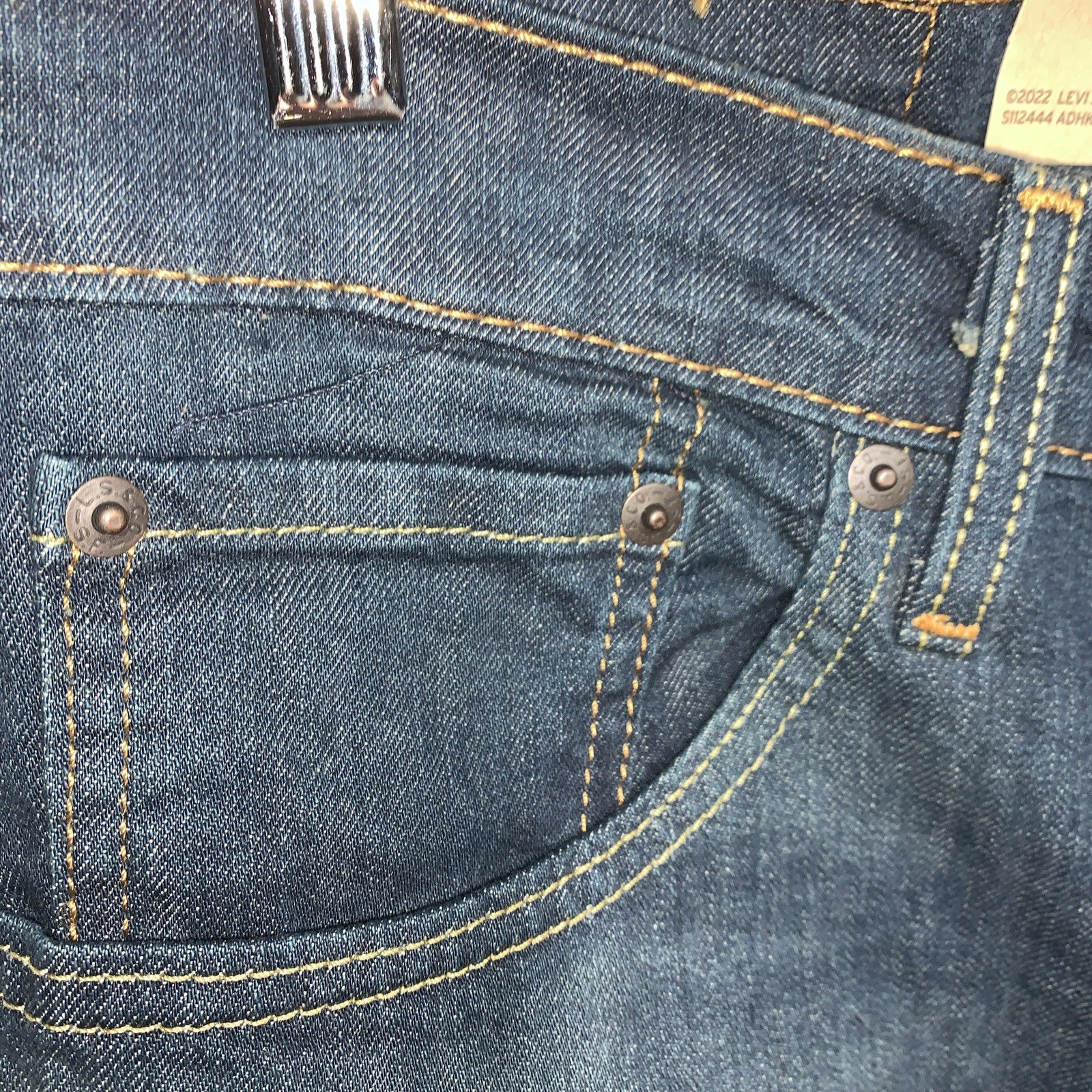 Levi's Men's 514 Straight Fit Jeans Size 31W X 30L Midnight/Blue Long Pants