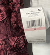 Alex Evenings Long Rosette Mother of The Bride Dress 112788 Size 10 Short Sleeve