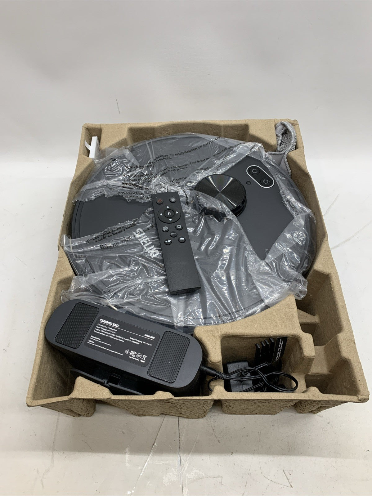 Sheliki D60S Robot Vacuum Cleaner and Mopping Laser Intelligent Scanning Black