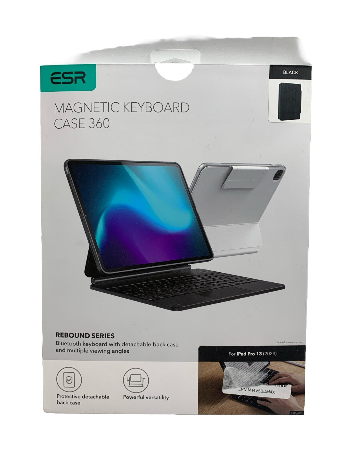 ESR Magnetic Keyboard Protective Case 360 Rebound Series iPad Air 13 (M2, 2024)