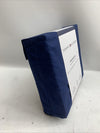 Tommy Hilfiger Solid Dark Blue Twn XL Signature Sheet Set 100% Premium Cotton