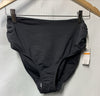 Anne Cole Convertible High Waist Shirred Swim Bottom Black L143057 Womens Size S