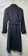 Cole Haan Women's Slick Belted Long Trench Coat Collared 6 Long Sleeve 352SW434