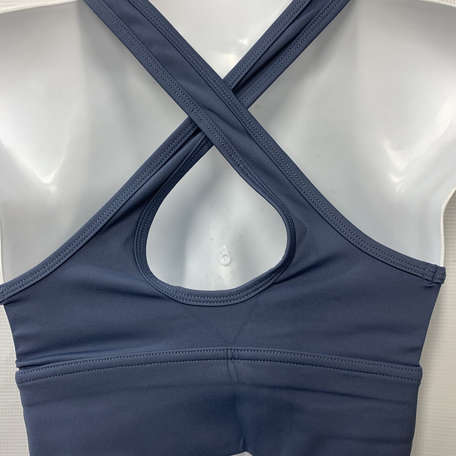 Huit 8 Paris Women's Sports Bra Bien Etre Marine Blue Size XS Wirefree Pull-on