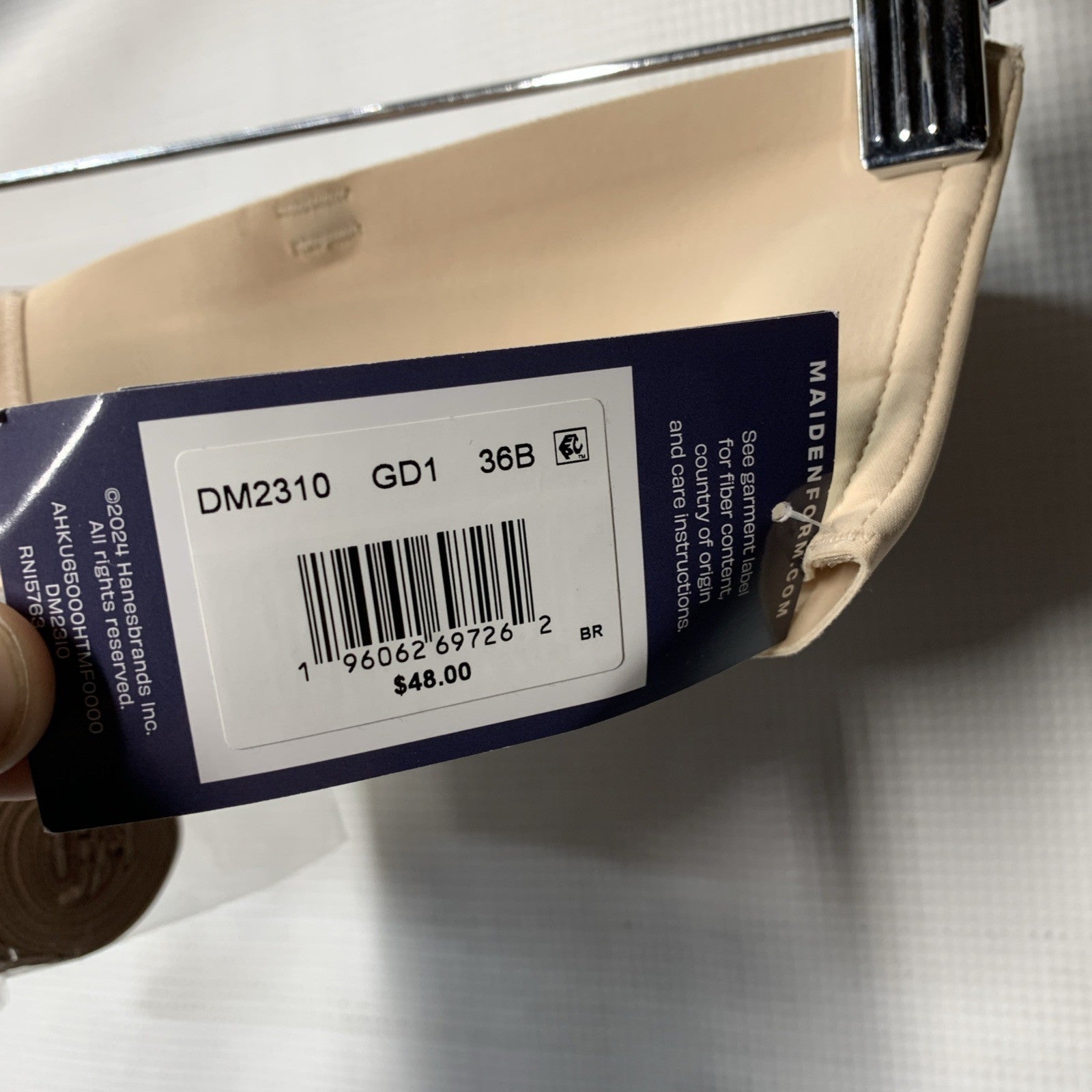 Maidenform DreamWire DM2310 Full Coverage Strapless T-shirt Bra Underwire 36B