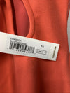 Trina Turk Women's Red Faux Layer Cutout Electric Dress Size 2 Orange Sleeveless
