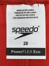 Speedo Power Flex Eco Red One Piece Man's Boys Male Swimwear Bottom 28 Underwear