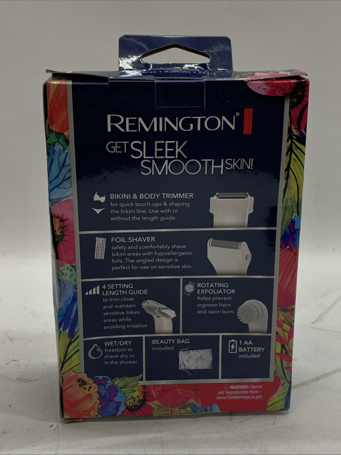 REMINGTON Smooth & Silky Women's Body & Bikini Kit SHAVER TRIMMER EXFOLIATOR-OP