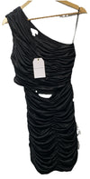 Dress the Population Women's Roxanne Bodycon Party Mini Dress Black Size Medium