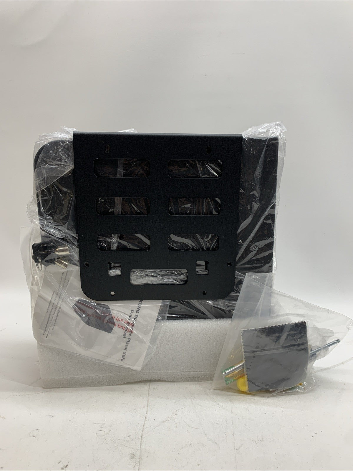 Gun Safe Slider Biometric Gun Safe for Handgun Mounted Single Bedside Pistol