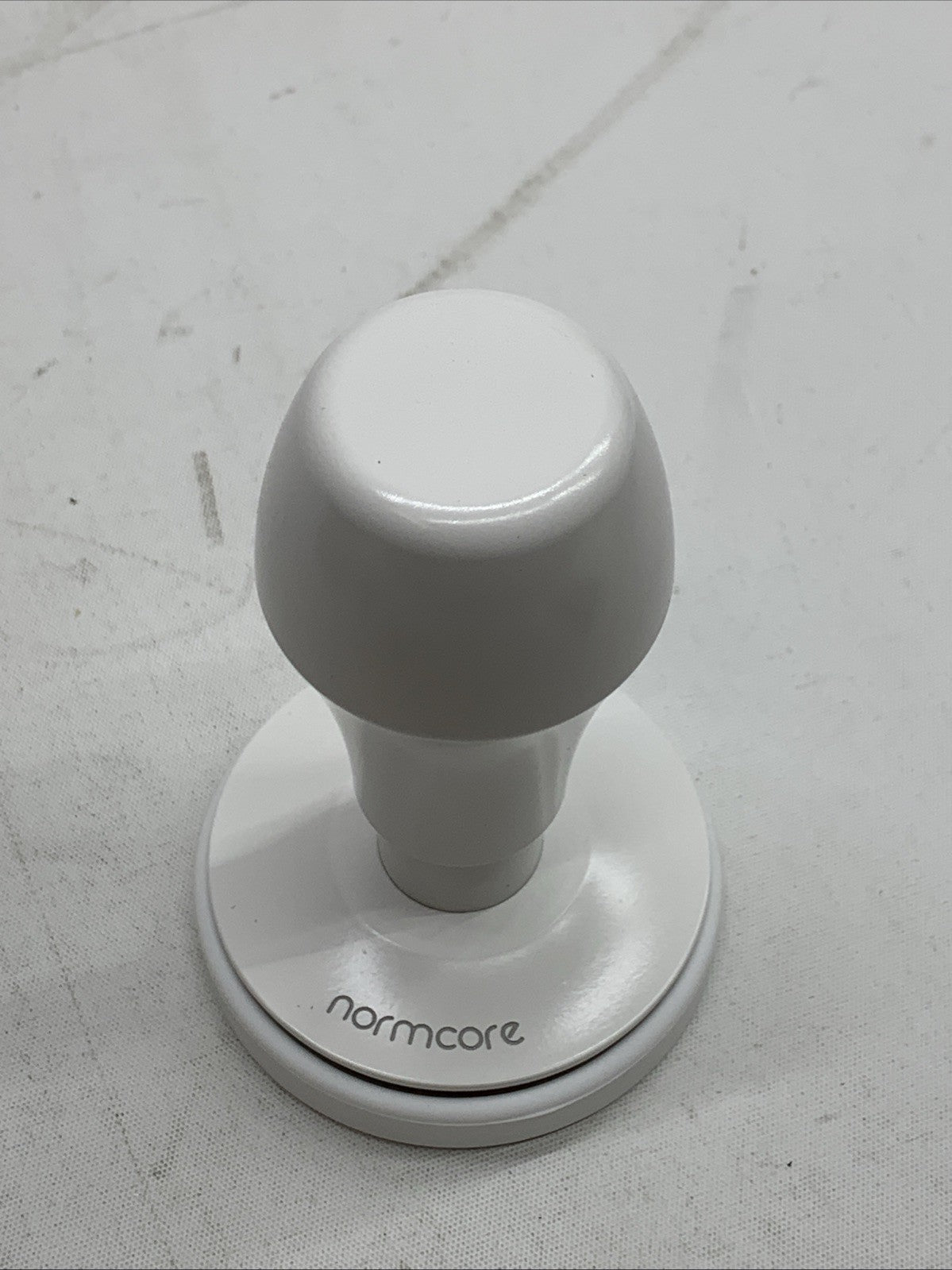 Normcore 58.5mm Spring-Loaded Coffee Tamper & Tamper Stand White Level Tamping
