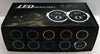7 Inch LED Headlights Round Halo Angel Eyes DRL Amber Turn Signal Lights 2pc