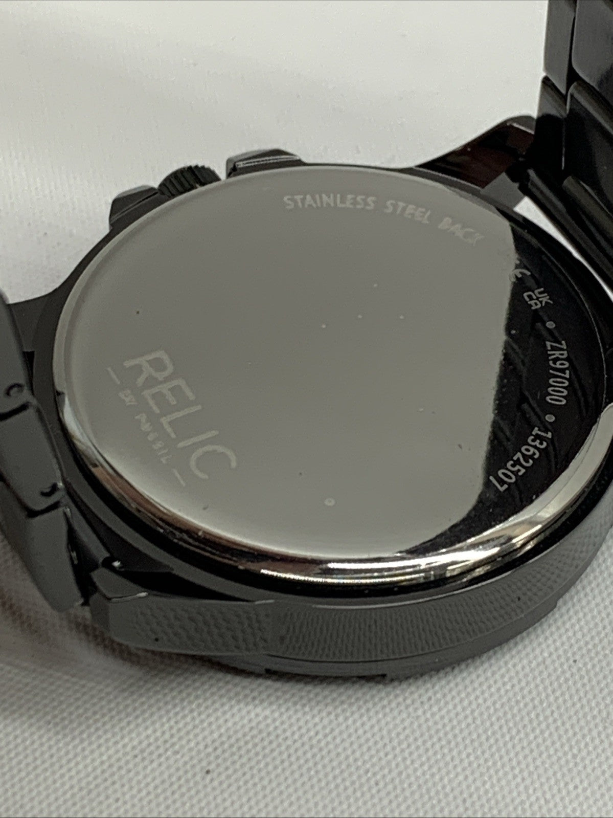 RELIC by Fossil Men's Rylan Stainless Steel and Diamond Accent Watch Quartz