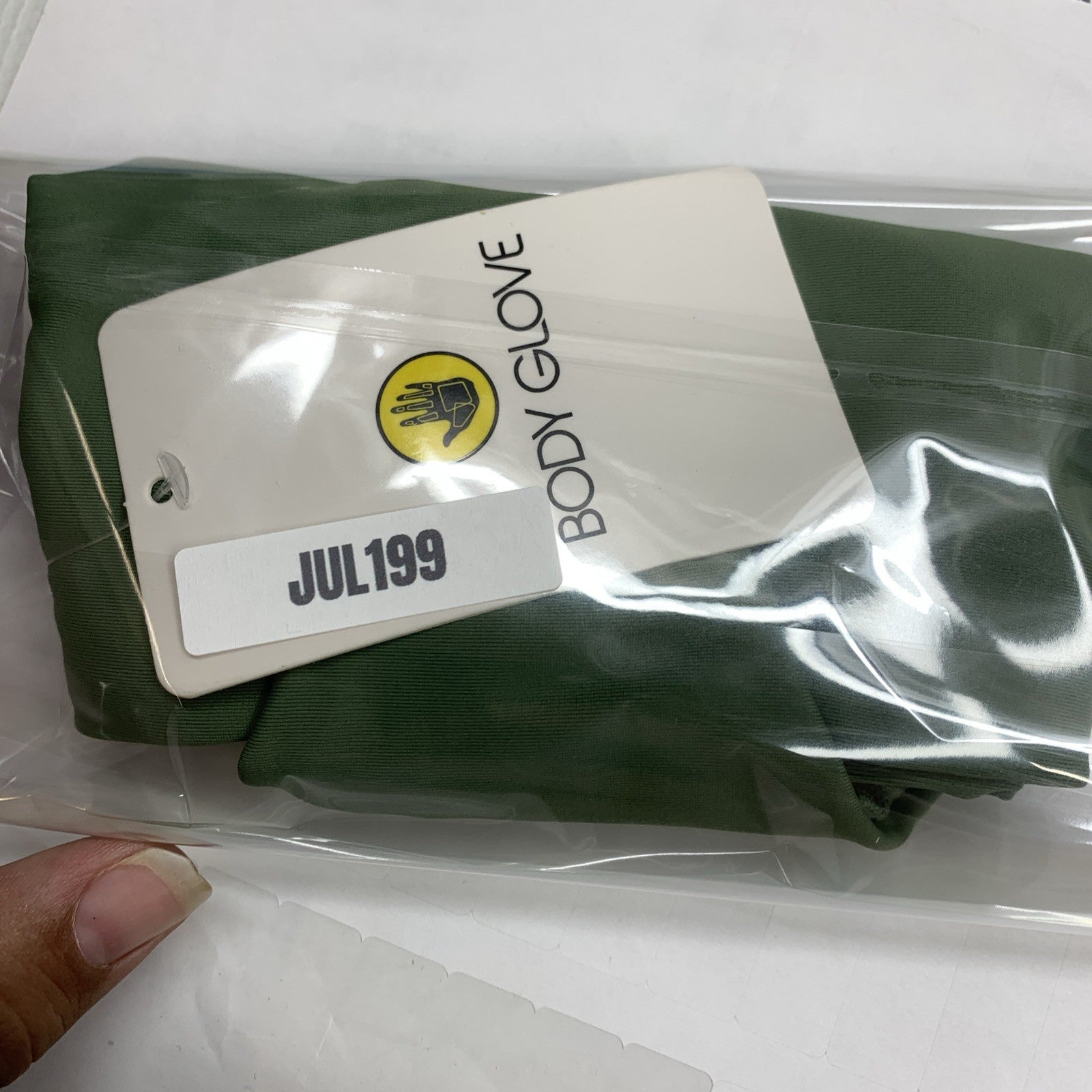 Body Glove 39506236 Women's Bikini Bottom Swimwear Green Size Large Underwear