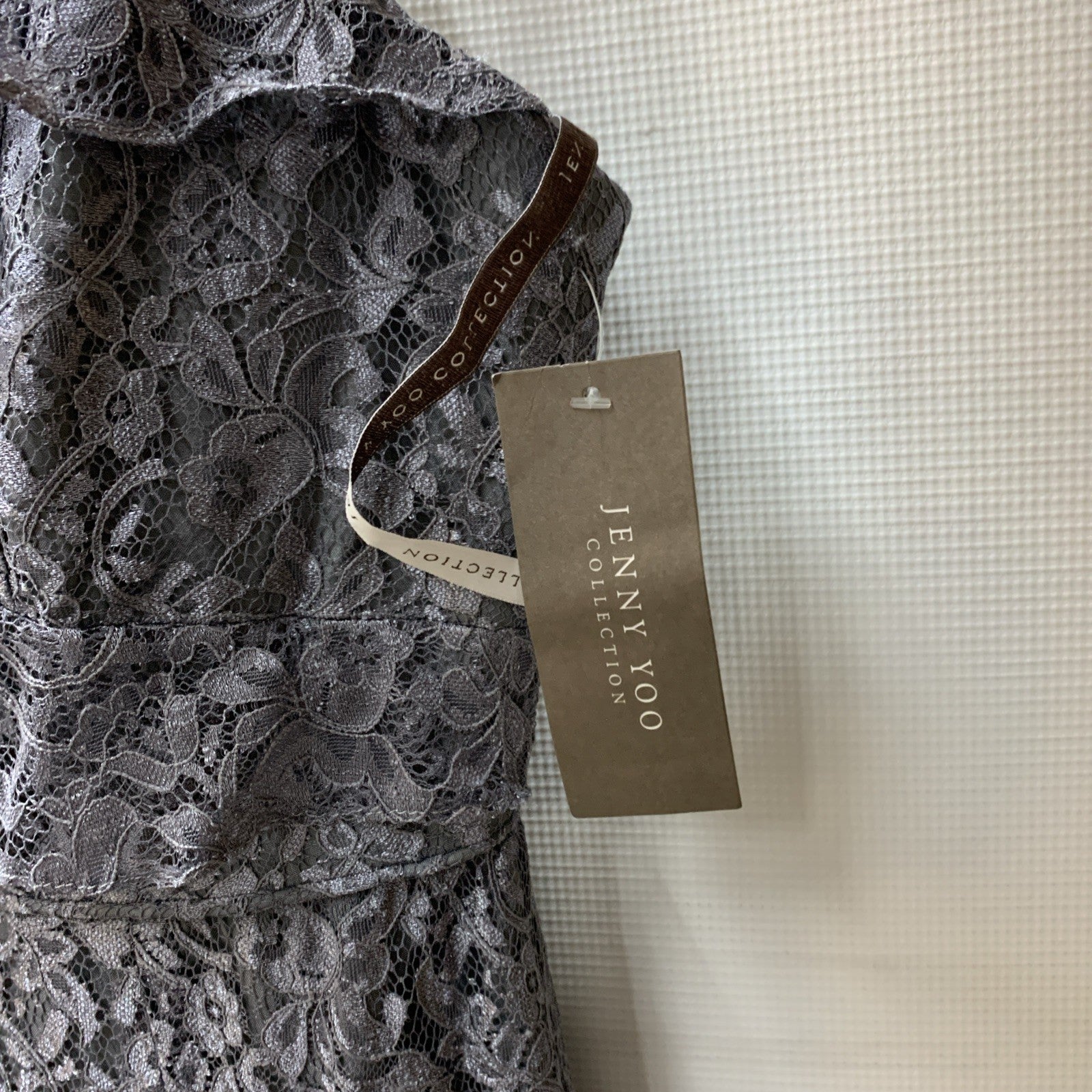 Jenny Yoo Women's One Size Waverly Lace Long Gown Dress Size 2 Spaghetti straps