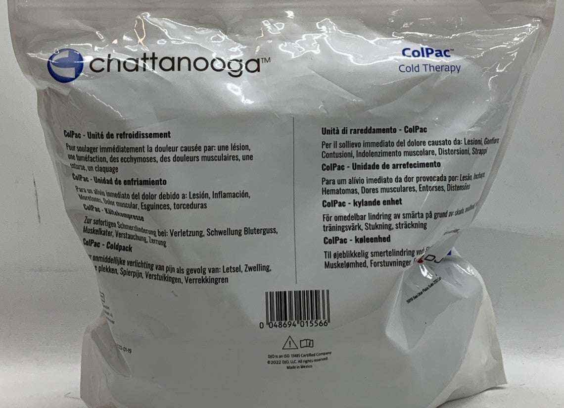 Chattanooga ColPac Cold Therapy 12.5X18.5 Back Swelling Bruises Sprains Strain