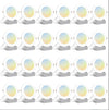 Amico 6 Inch 5CCT Ultra-Thin Slim Panel LED Recessed Light 12W 1000LM - 24 Pack