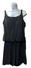 Black Maxine Of Hollywood MW9MD45 swim romper one-piece swimsuit for women, featuring a sleek design and comfortable fit.