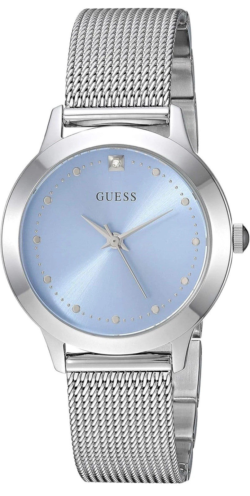 GUESS Women's Quartz Stainless-Steel Strap Silver Casual Watch Analog U1197L2