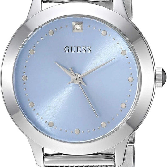 GUESS Women's Quartz Stainless-Steel Strap Silver Casual Watch Analog U1197L2