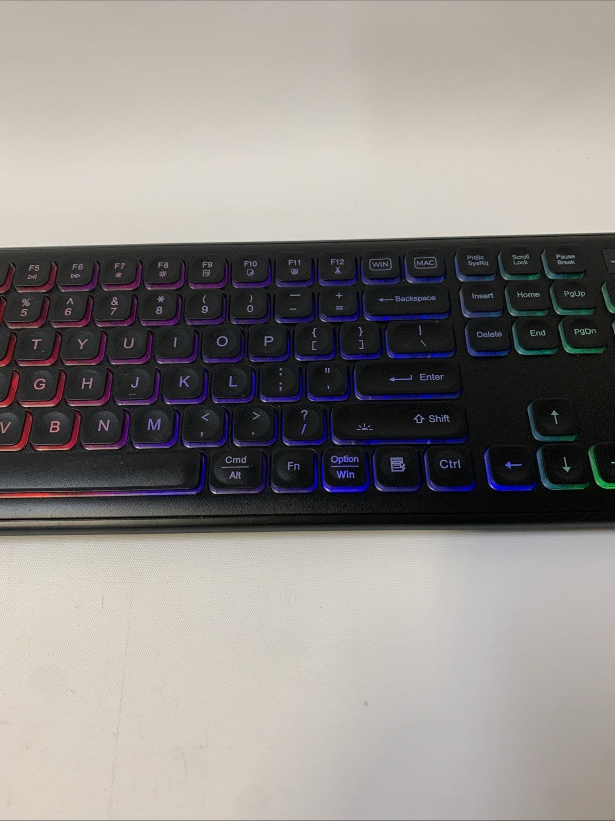 Wireless Keyboard and Mouse, Rechargeable Bluetooth Key Board Mouse Combo RGB