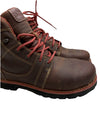 KEEN Utility Womens Seattle Alloy Toe Waterproof Work Boots Brown Size 7.5W Lace