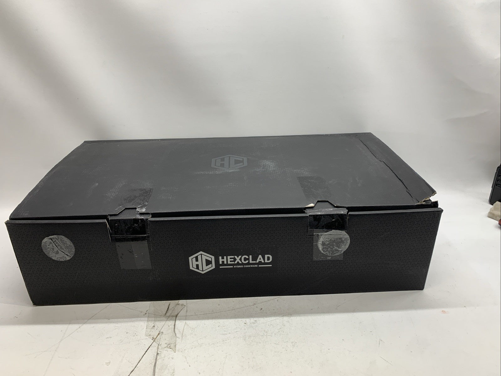 HexClad Hybrid Nonstick 7-Piece Cookware Cooking Pan Set with Lids & Wok - USED