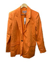 Steve Madden Kaira Blazer Women's Medium Bright Orange Lined Suit Jacket Size S