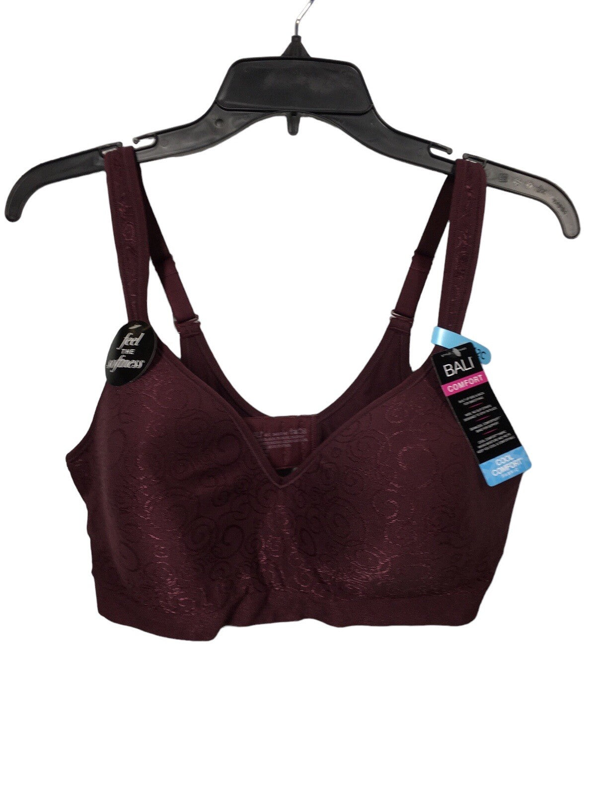 Bali 3463 Comfort Revolution Wirefree Bra Purple DF3463 AGUI Size 42C