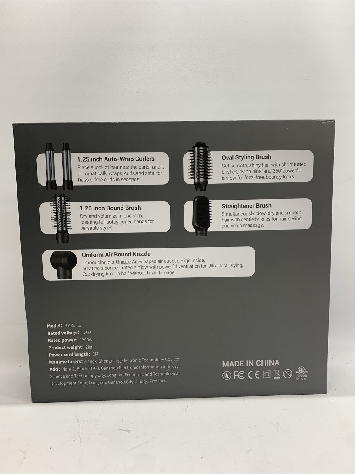 Ibays Hair Dryer Brush 6 in 1 Professional Hot Air Styler 110,000 RPM High-Speed