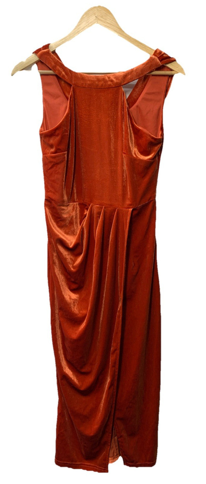 Grace Karin Cowl Neck Velvet Office Lady Party Pencil Dress Size S Sleeveless