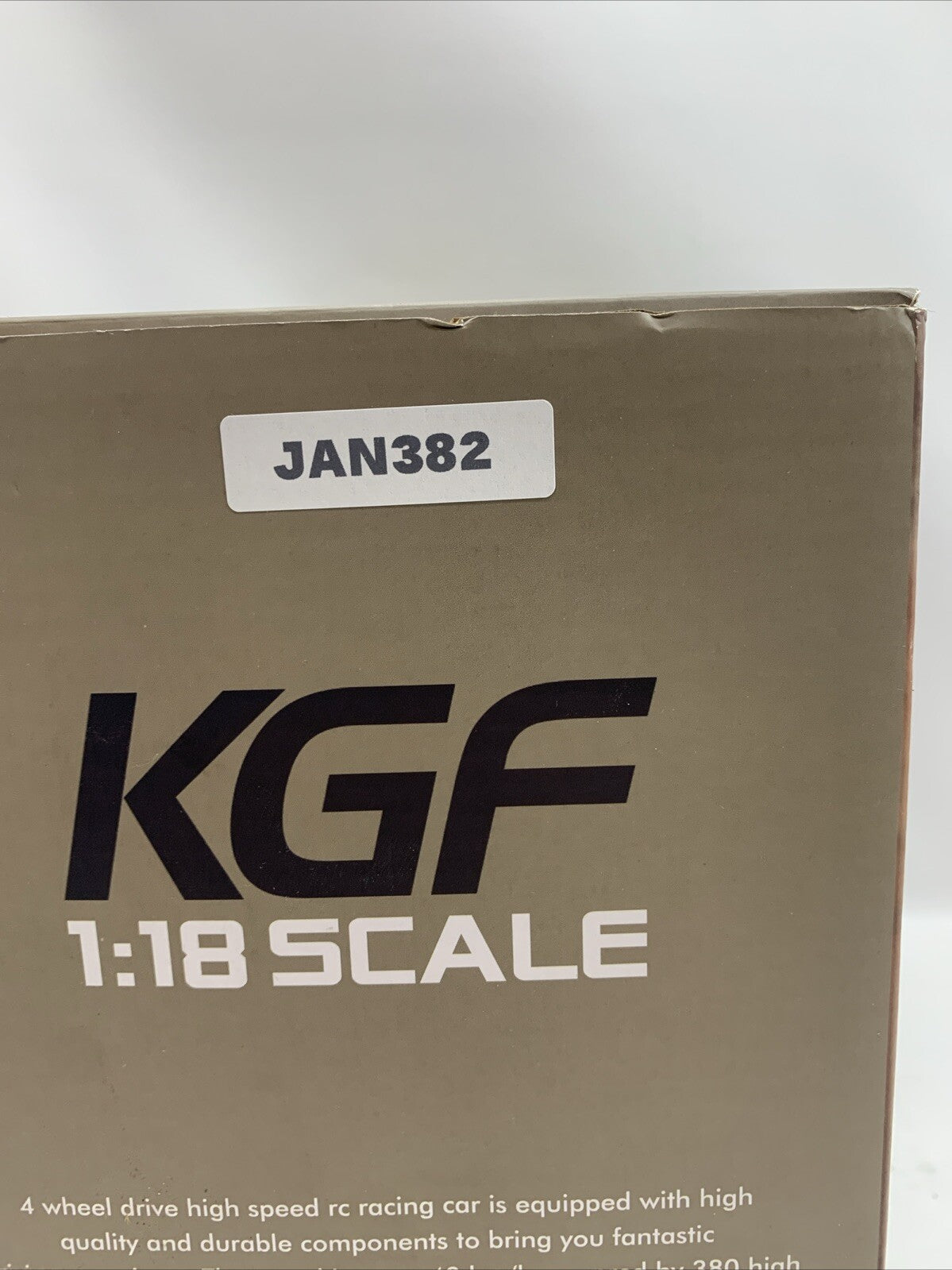 KGF 1:18 REMOTE CONTROL High Performance K1813 Off Road Monster Truck Toys 4WD