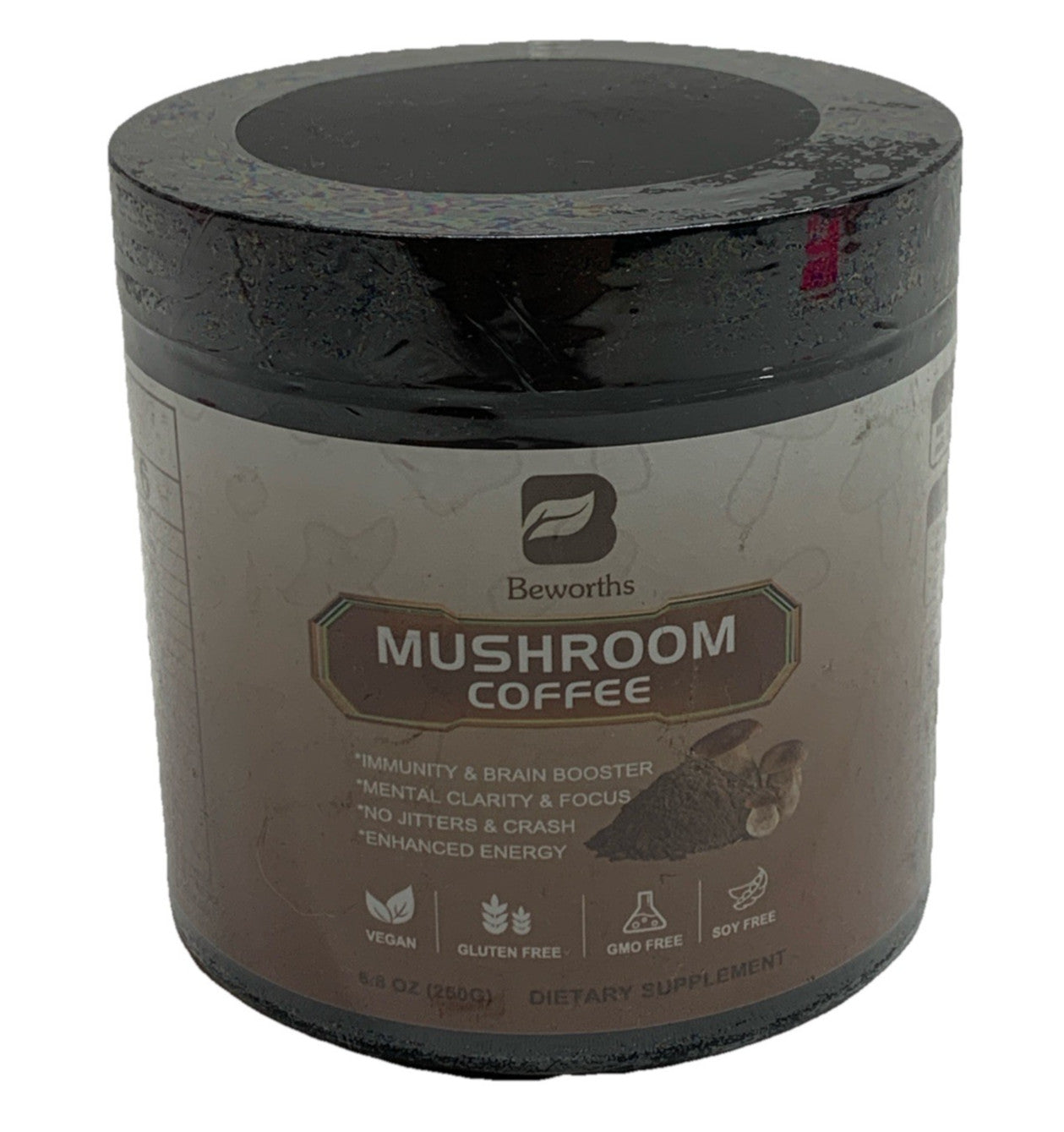 Beworth Organic Mushroom Coffee Immunity & Brain Booster Mental Clarity & Focus