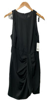 Donna Morgan Womens D8070M Sleeveless Short Dress Size 16 Black for Casual Party