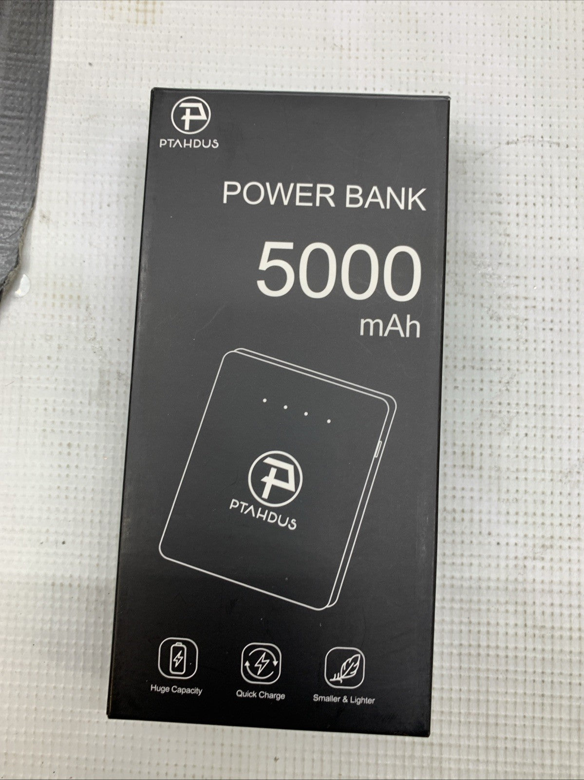 Ptahdus Mens Heated Jacket Relaxed Fit Long Sleeve Gray with Battery Pack Size M